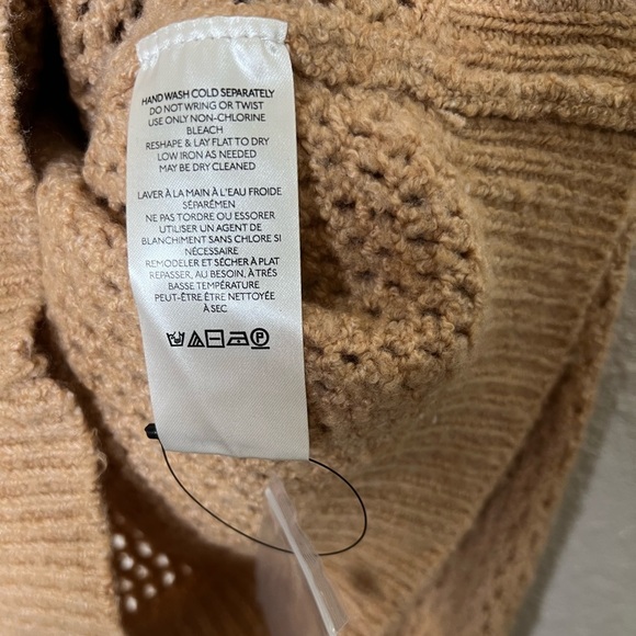 Free People Snowdrift Pullover In Camel Knit Sweater - Picture 17 of 17